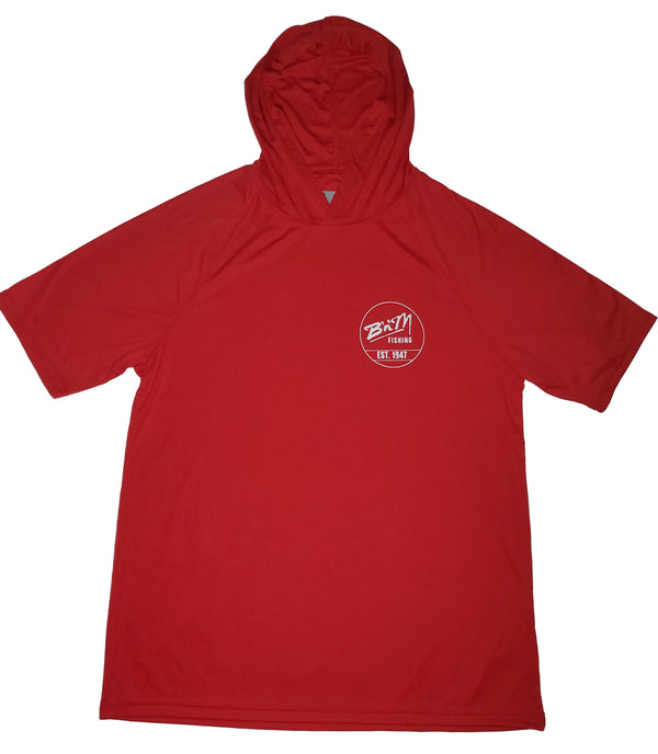 Dry Fit Short Sleeve Hoodie - B'n'M Pole Company