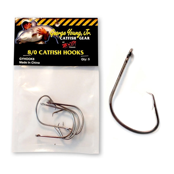 8/0 Catfish Hooks - B'n'M Pole Company