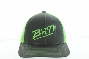 Neon Green/Gray Mesh Hat