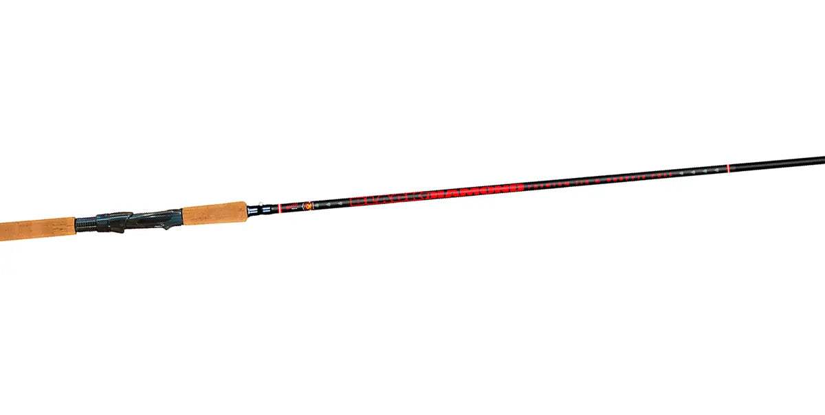 black beauty fishing pole B-N-M 14 ft. Widow 4 Section Telescoping Glossy black with red accent stripes South Bend Black Beauty2 7ft.