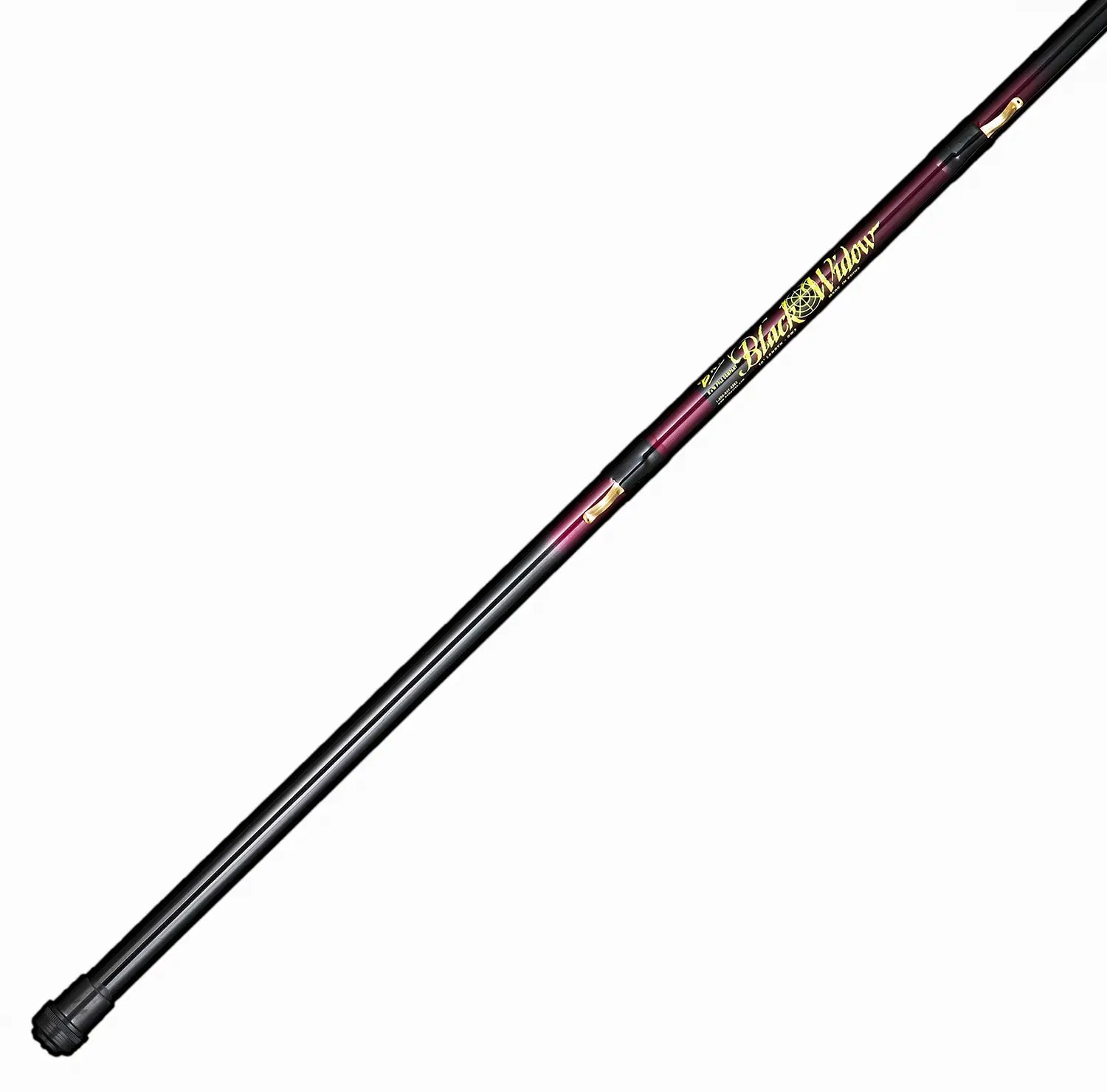 Black widow telescopic fishing rod for crappie and panfish