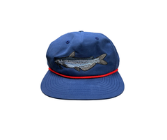dranic fishing pole and nats hat stack Blue Catfish Rope Hat