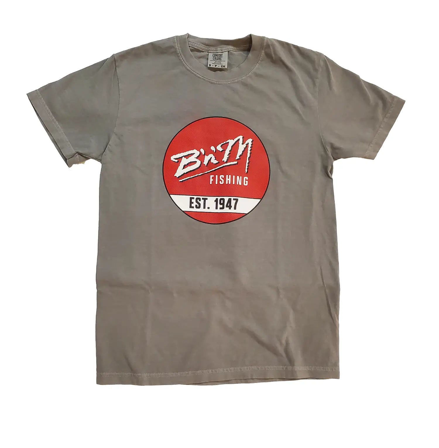 Gray B'n'M Medallion Tee
