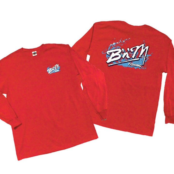 Red Long Sleeve Tee - B'n'M Pole Company