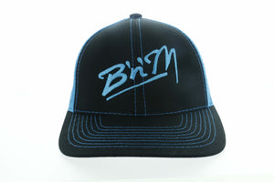Neon Blue/Black Mesh Hat